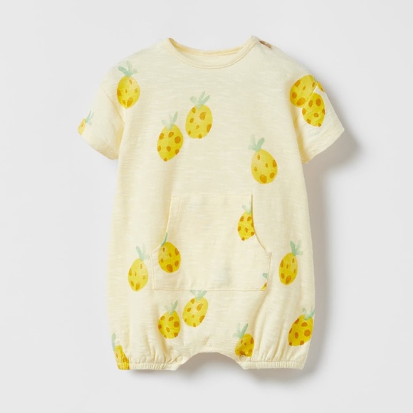 Zara Other - ZARA PINEAPPLE ROMPER